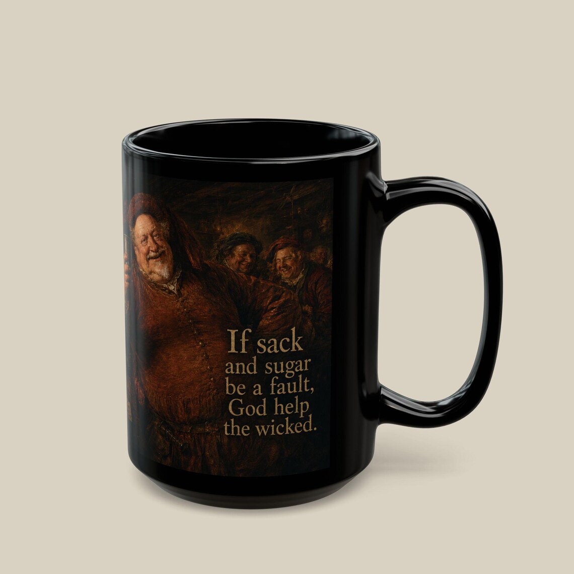 Falstaff mug, right view