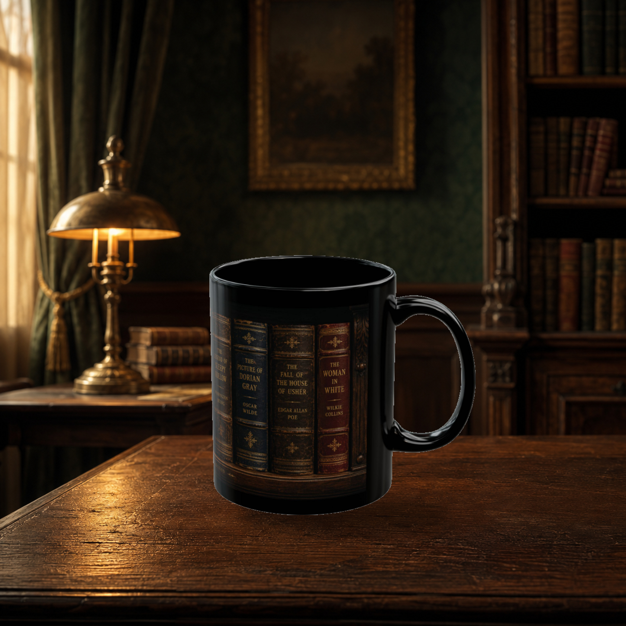 Gothic Library mug, right view