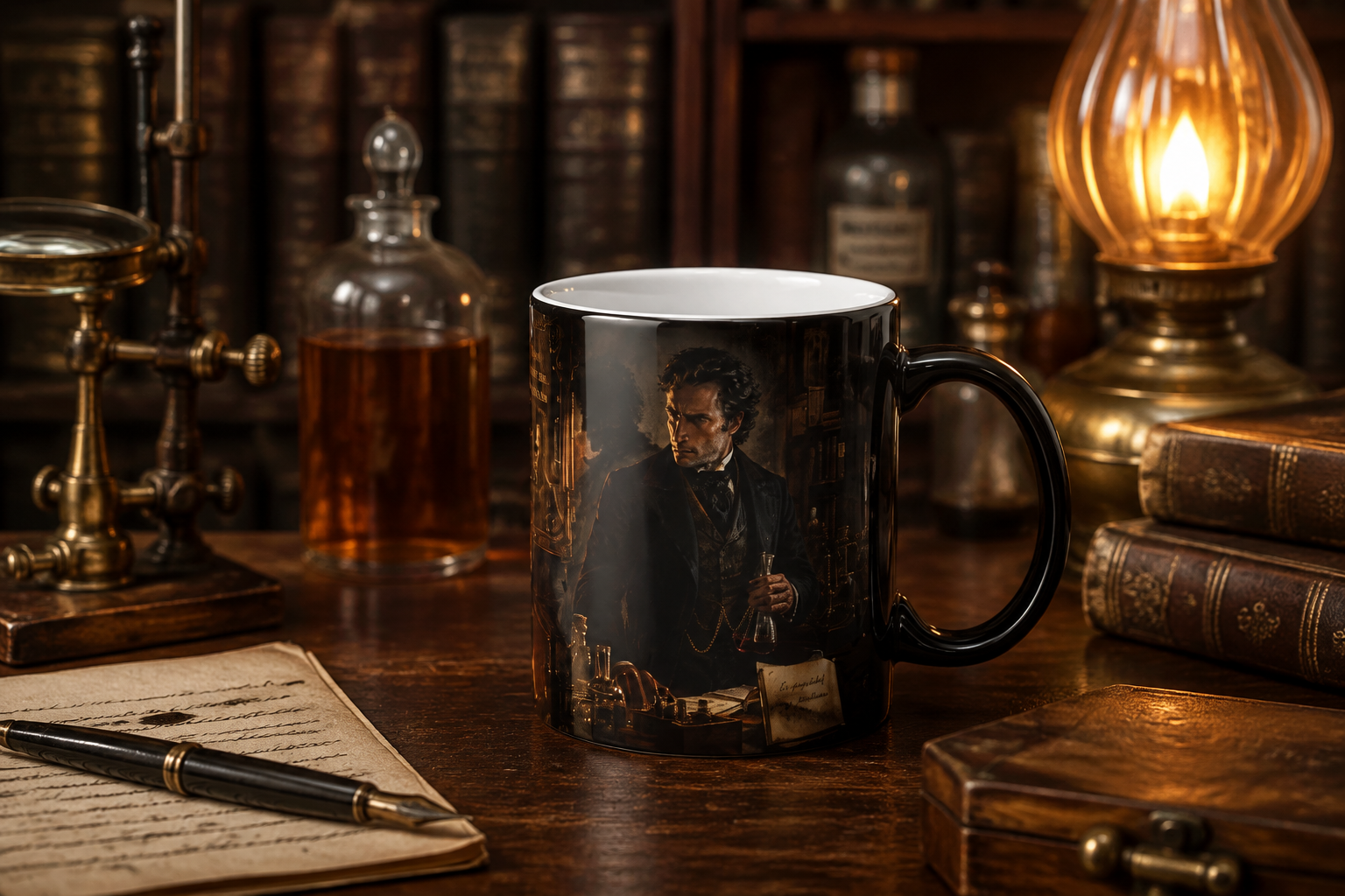 Dr. Jekyll and Mr. Hyde literary companion mug by Baker Street Press