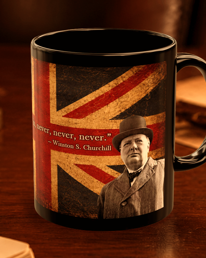 Winston Churchill literary companion mug